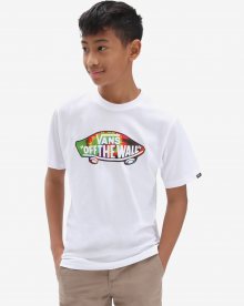 Tričko By Otw Logo Fill Boy White/Spiral Ti Vans - 146