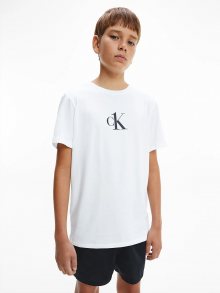 Sada dvou klučičích triček v bílé a černé barvě Calvin Klein - 128-140