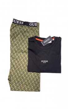 Pánské pyžamo U1BX01JR018 - P82P - Khaki - Guess khaki M