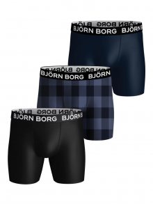 3PACK pánské funkční boxerky Bjorn Borg vícebarevné (10000819-MP001) XXL