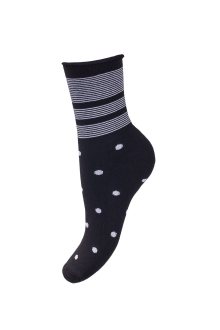 Dámské vzorované ponožky Milena 071 polofroté mix barev - mix designu 38-41