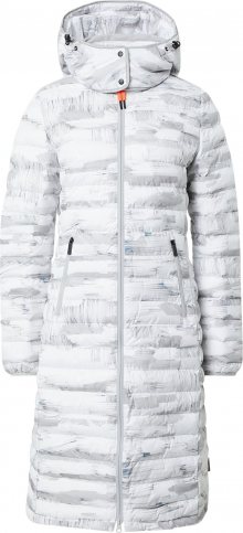 ICEPEAK Outdoorový kabát \'BANDIS\' šedá / bílá