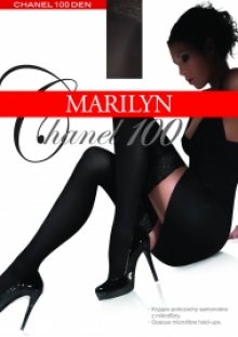Samodržící punčochy Chanel 100  Marilyn černá 3-4