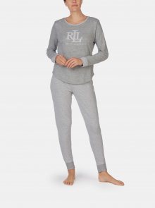 Šedé dámské pyžamo Lauren Ralph Lauren - XL