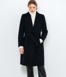 Černý dámský kabát CAMAIEU - L