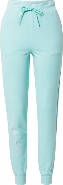 GUESS Sportovní kalhoty \'DOTTIE\' tyrkysová