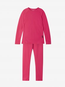 Tmavě růžový holčičí set funkčního trička a kalhot Reima Lani - 100