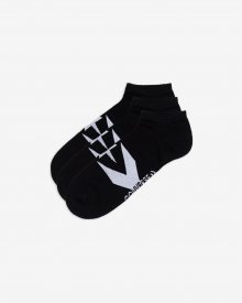 Sada tří párů unisex ponožek v černé barvě Converse - 43-46
