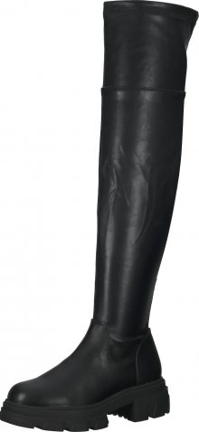 BULLBOXER Kozačky nad kolena černá