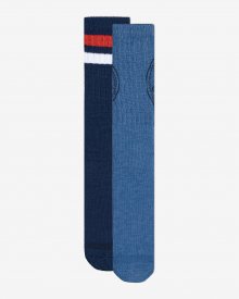 Sada dvou párů pánských ponožek v modré barvě Converse - 43-46