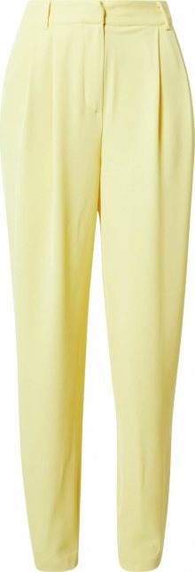 Guido Maria Kretschmer Collection Kalhoty se sklady v pase \'Mila\' žlutá