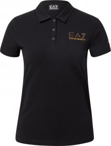EA7 Emporio Armani Shirt černá / žlutá