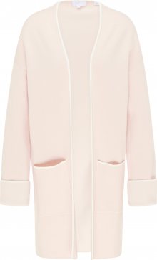 usha WHITE LABEL Pletený kabátek pastelově růžová / bílá