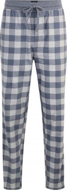 BOSS Pyžamové kalhoty bílá / šedá