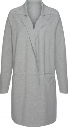 LASCANA Pletený kabátek šedý melír