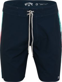 BILLABONG Plavecké šortky tmavě modrá / tyrkysová / pink