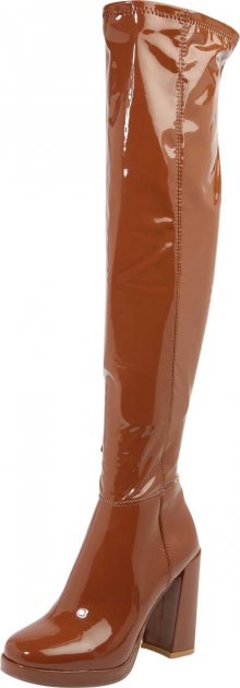 STEVE MADDEN Kozačky nad kolena \'Magnifico\' koňaková