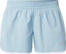 ADIDAS PERFORMANCE Sportovní kalhoty \'Marathon\' pastelová modrá / bílá