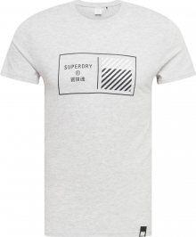 Superdry Funkční tričko šedý melír