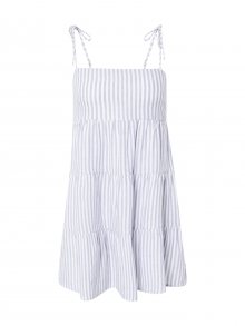 Abercrombie & Fitch Letní šaty světlemodrá / bílá