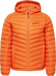 PEAK PERFORMANCE Outdoorová bunda oranžová / černá