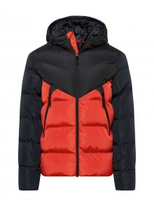 BLEND Zimní bunda červená / černá
