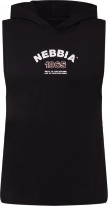 NEBBIA Funkční tričko černá / bílá / červená