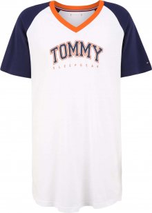 Tommy Hilfiger Underwear Noční košilka námořnická modř / oranžová / bílá