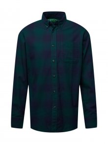 UNITED COLORS OF BENETTON Košile zelená / námořnická modř