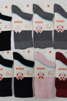 Vzorované dámské ponožky 11016 směs barev 36-38