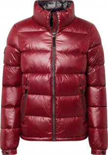 Superdry Zimní bunda tmavě červená