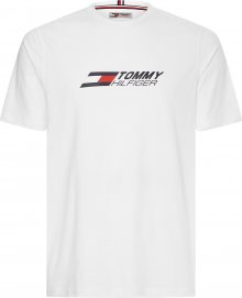 Tommy Sport Funkční tričko bílá