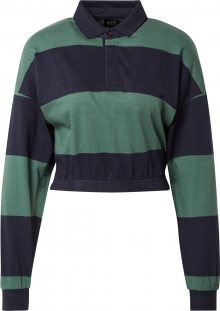 BDG Urban Outfitters Tričko \'Rugby\' námořnická modř / pastelově zelená