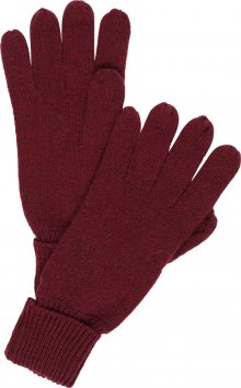 ESPRIT Prstové rukavice bordó