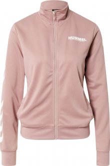 Hummel Sportovní bunda \'Legacy\' růžová / bílá