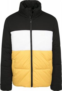 Urban Classics Zimní bunda žlutá / černá / bílá
