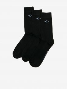 Sada tří párů ponožek v černé barvě Converse - 43-46