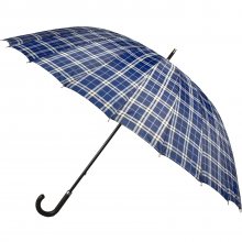 Deštník Semiline Premium Long 24 Ribs 2504 Black/Navy Blue/Grey Průměr118 cm