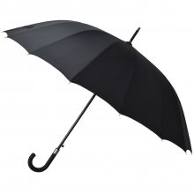 Dlouhý automaticky otevíraný deštník Semiline 2512-8 Black Průměr116 cm