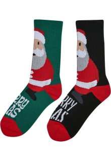 Urban Classics Fancy Santa Socks 2-Pack multicolor - 39–42