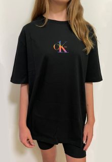 Dámské triko Calvin Klein KU0KU00091 FESTIVAL | černá | L