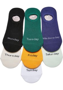 Urban Classics Invisible Weekly Socks 7-Pack multicolor - 39–42