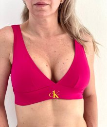 Dámské plavky Calvin Klein KW0KW01755 podprsenka | růžová | XS
