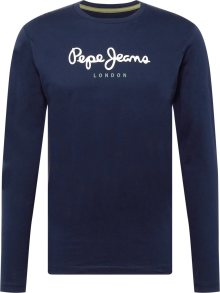 Pepe Jeans Tričko \'Eggo\' námořnická modř / pastelově zelená / bílá