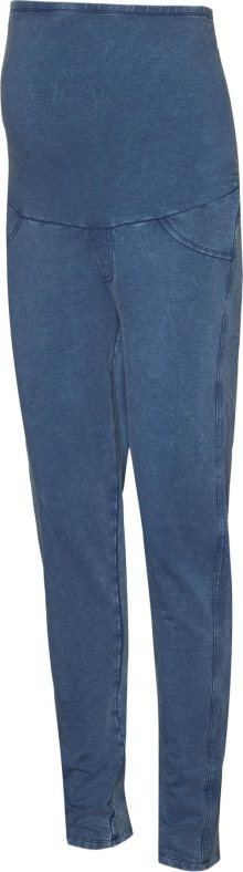 MAMALICIOUS Legíny \'CELESTIA\' modrá džínovina
