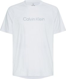 Calvin Klein Performance Funkční tričko šedá / bílá