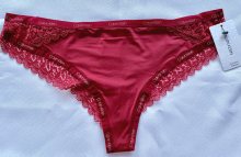 Dámské brazilky Calvin Klein QF5152E vínová | vínová | M