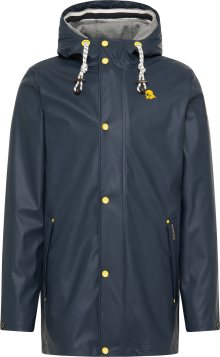 Schmuddelwedda Přechodný kabát \'Acalmar\' noční modrá / žlutá / šedý melír