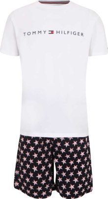 Tommy Hilfiger Underwear Pyžamo krátké námořnická modř / růžová / červená / černá / bílá