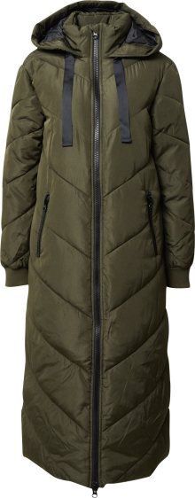 JDY Zimní kabát \'SKYLAR\' khaki / černá